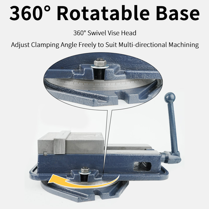 Heavy-Duty Vise Machining Center Fixture Precision Combination Desktop Bench Vise