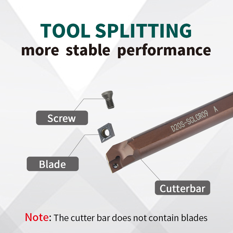 Anti-Vibration Hardened Spring Steel Internal Hole Cutter D16s-Sclcr09 Right-Hand Tool