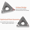 CNC Internal and External Thread Insert Steel Workpiece Metric Thread Cutter Head