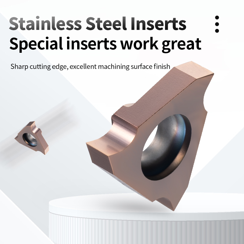 Vertically Mounted Shallow Groove Blade Machining Steel and Stainless Steel