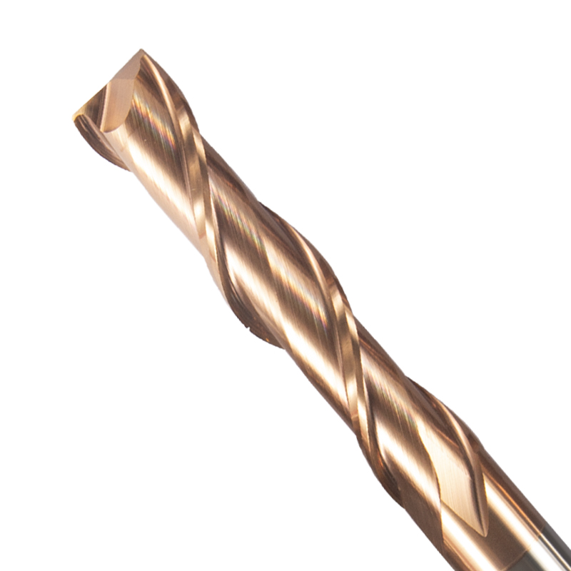 Tungsten Steel End Mill HRC 60-Degree Cutter 2-Flute Solid Carbide End Mill