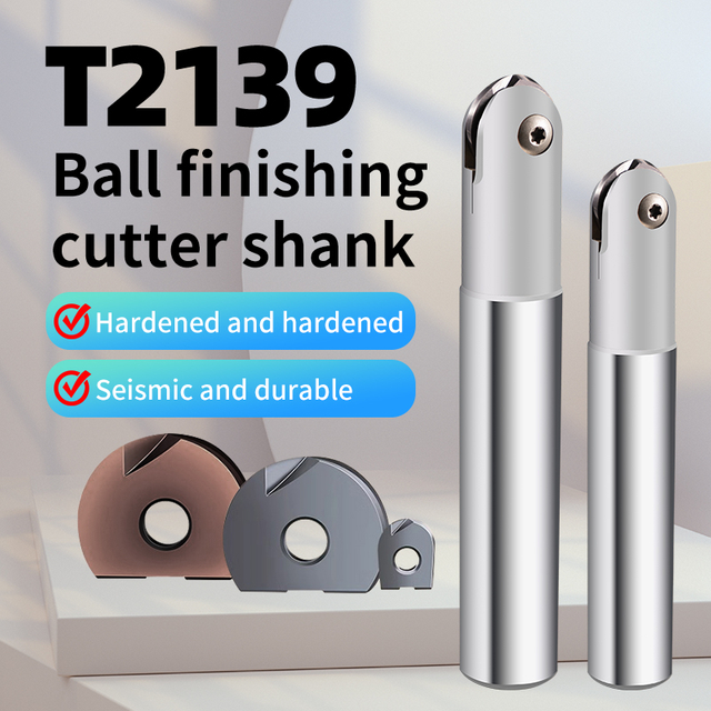 Machining Center T2139 Spherical Milling Tool Holder Semi-Circular Shock-Resistant Hardened Tool Holder