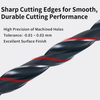 High-Speed Twist Drill with Taper Shank 6-100mm Morse Taper Drill Bit