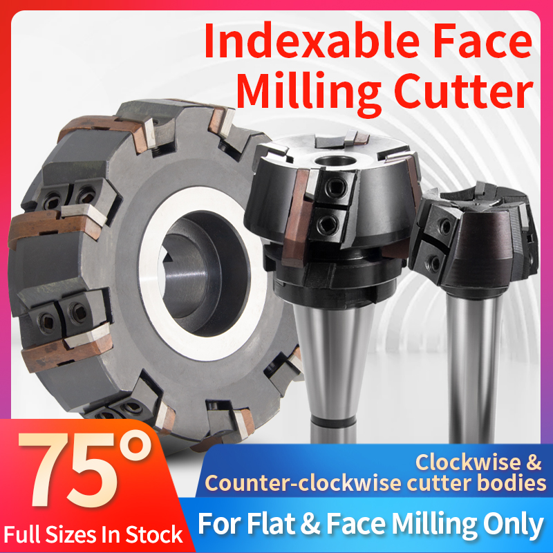 75-Degree Milling Cutter Face Heavy-Duty Boring and Milling Machine Rough Machining