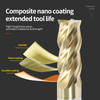 60-Degree Tungsten Steel End Mill Specially for Titanium Alloy, High-Efficiency and Vibration-Resistant