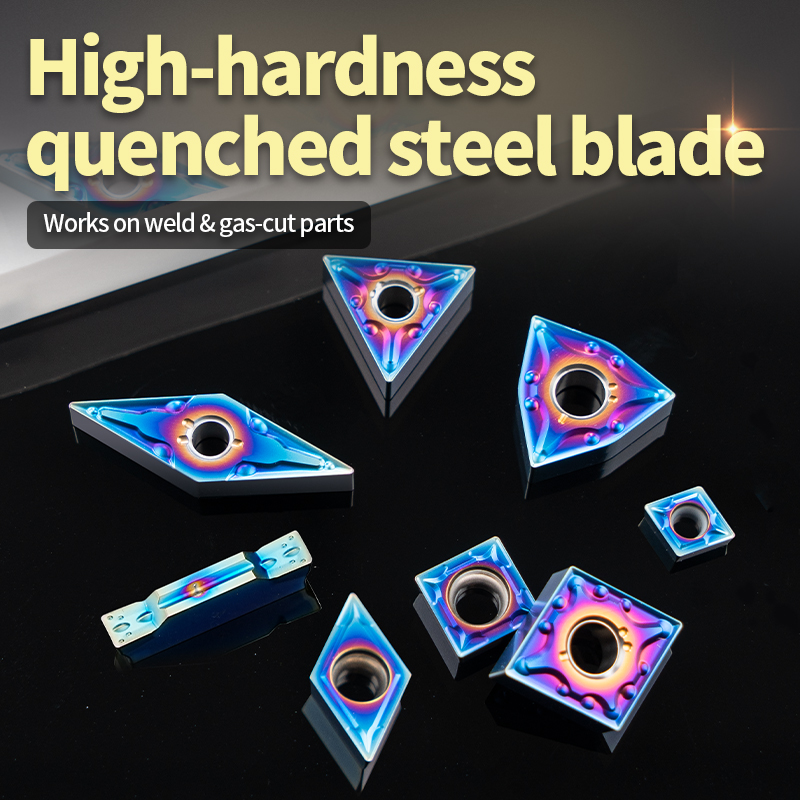 Nano Blue High-Hardness CNC Blade Blue-Treated Insert Quenched Steel