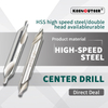Lathe Center Drill a-Type 60-Degree Extended Cobalt-Containing Carbide B-Type