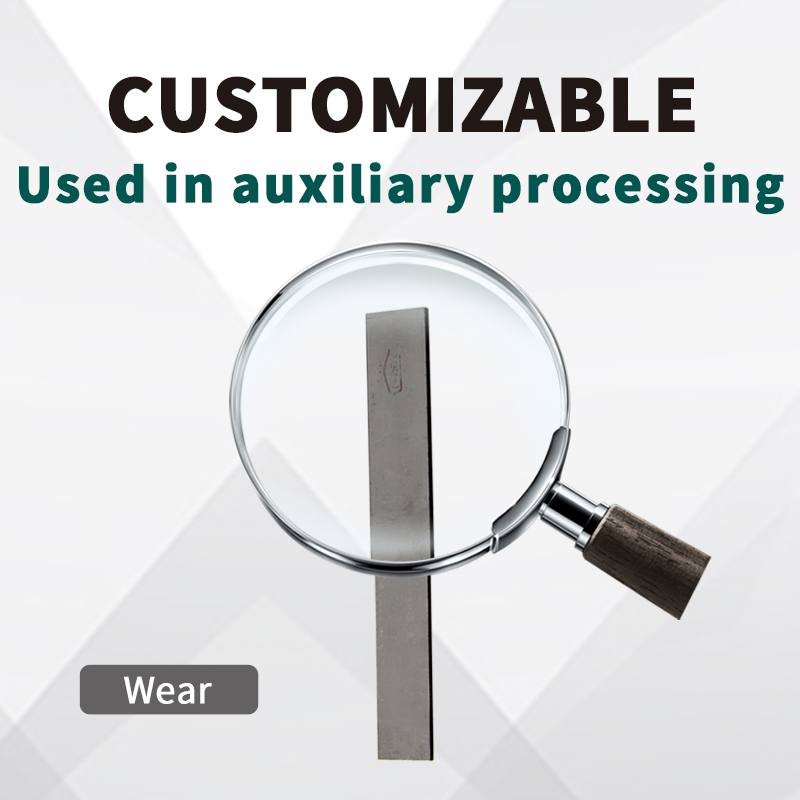 Thickened Tungsten Steel Long Strip Cutting Blade 4~5mm Super Hard Wear-Resistant Plate