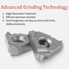 CNC Internal and External Thread Insert Steel Workpiece Metric Thread Cutter Head