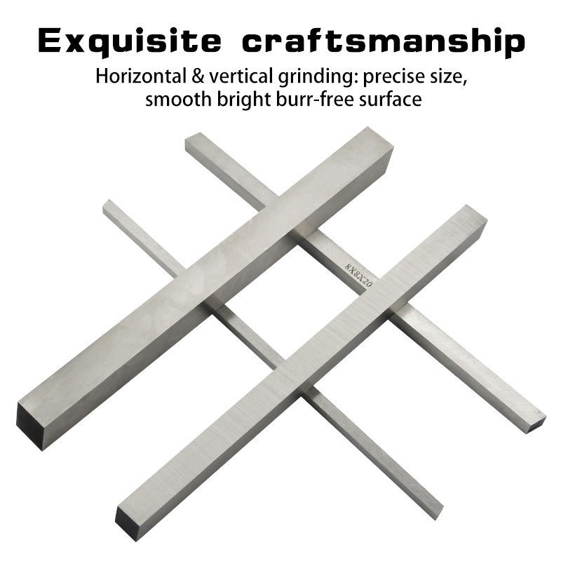 High Speed Steel Tool Bit, Super Hard HSS Lathe Tool Bit, Length 200mm Thickness 4-5mm HSS Blade