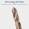 58-Degree Tungsten Steel Coated Drill Bit Solid Carbide Straight Shank Extended 0.5-20mm
