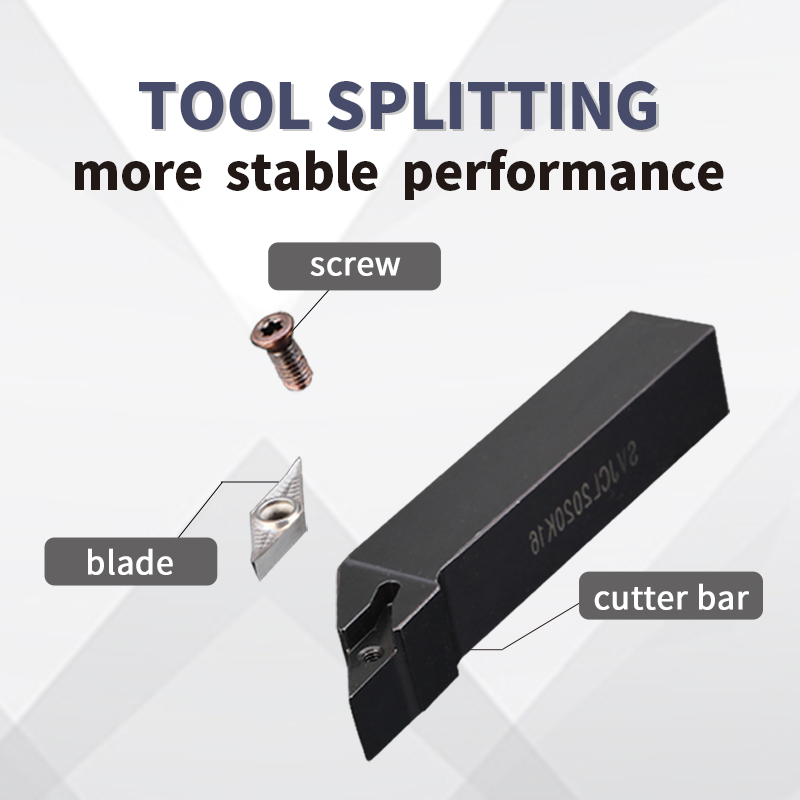 CNC Lathe Tool 93-Degree External Turning Svjcr1616h11/2020K16 Standard Lathe Tool Holder