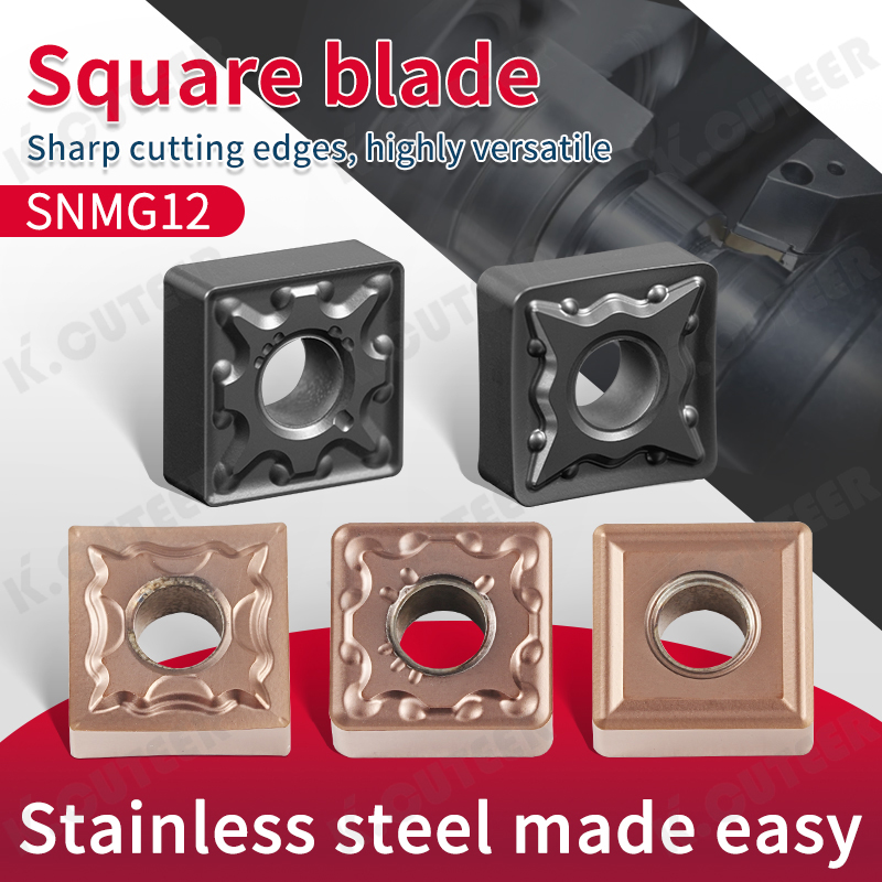 CNC Insert Snmg120408 External Circular Stainless Steel Grooving Square Turning Insert