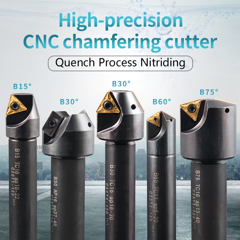 CNC Chamfering Tool 30/60 Degree Chamfer Machining Center 90-Degree Machine Clamp Center