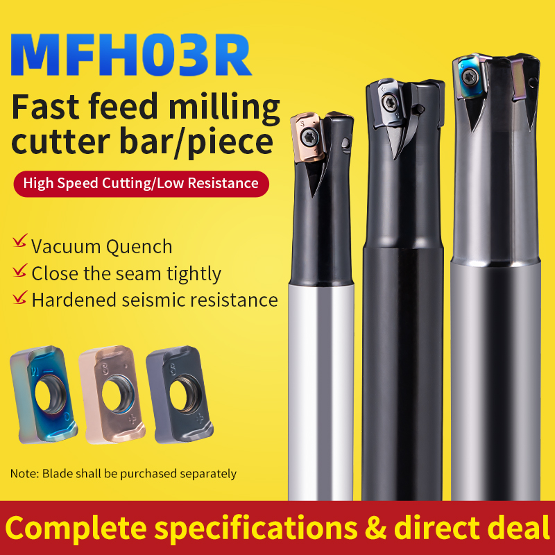 High-Feed Milling Cutter Shank Mfh03r Double-Sided Roughing End Mill Shank