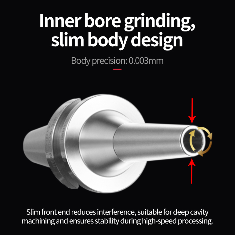 Bt Shank Rear-Pull Sdc06/DC8/DC12 Precision High-Speed Deep Cavity Collet