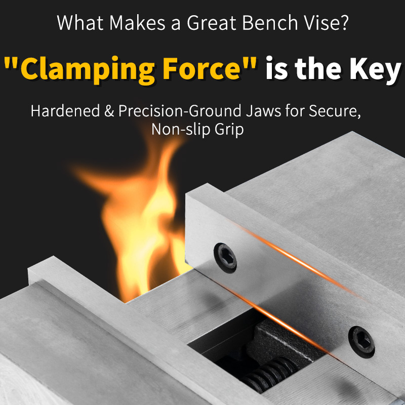 Heavy-Duty Vise Machining Center Fixture Precision Combination Desktop Bench Vise