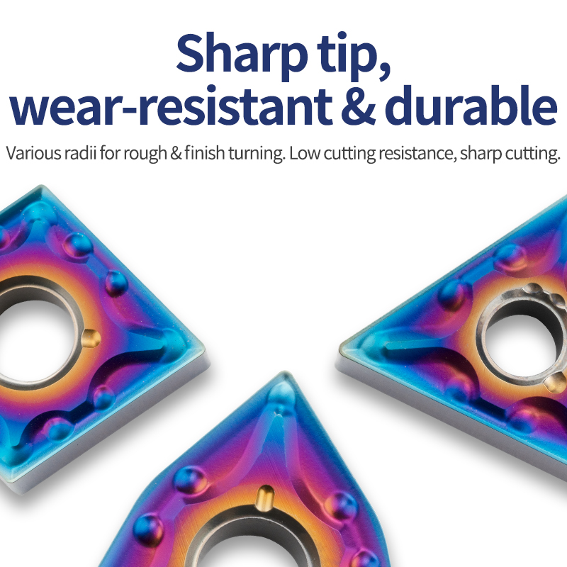 Nano Blue High-Hardness CNC Blade Blue-Treated Insert Quenched Steel