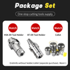 CNC 70-Degree Metal-Ceramic Solid Alloy Flat Bottom 4-Flute End Mill