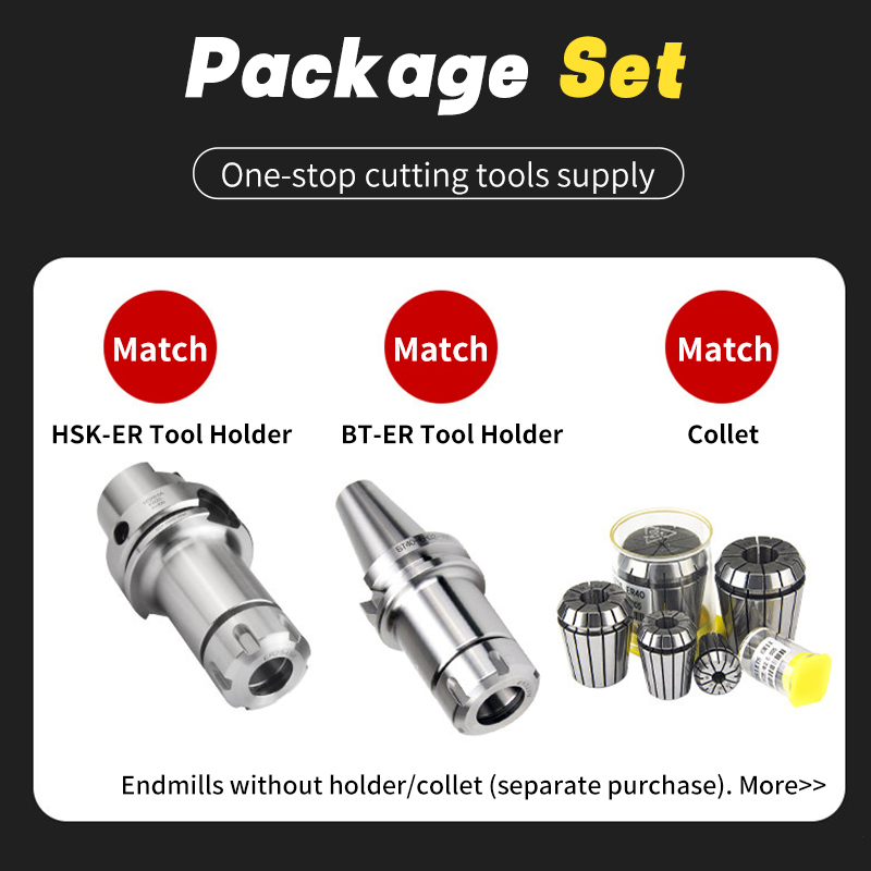 CNC 70-Degree Metal-Ceramic Solid Alloy Flat Bottom 4-Flute End Mill