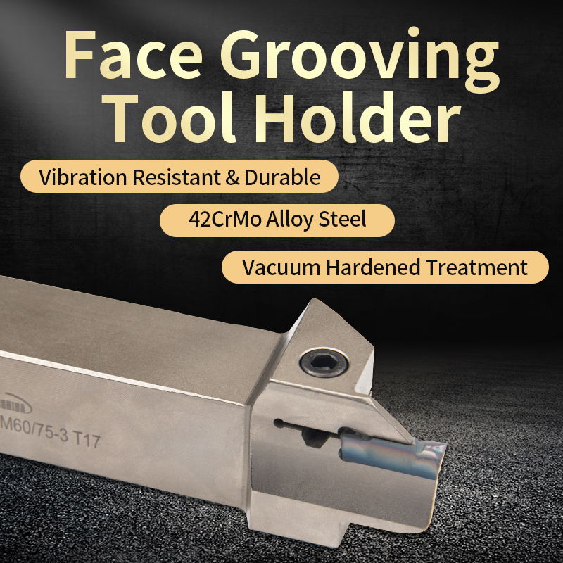 CNC End Face 25 Square Deep-Cut Outer Circular Flat Slot Cutter Bar