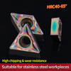 Keencuteer CNC Quenching Inserts Ultra-Hard Carbide Tips Hard Steel Colored Blades