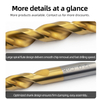 M42 High Cobalt King Kong Drill Bit Titanium-Coated Straight Shank Twist Drill