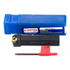 CNC lathe tool holder for external threads and trapezoidal thread tools