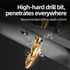 M42 High-Cobalt Tyrant Drill Bit for Stainless Steel, Titanium-Coated Co8 Twist Drill