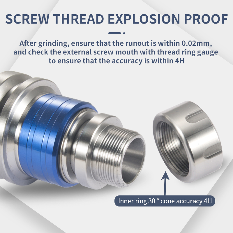 Bt30/40/50-Ver32 Micro Compensation Synchronous Tapping Tool Handle CNC Collet Chuck