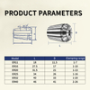 High-Precision Er16 Collet Chuck Tube Spring CNC Tool Holder Er16/1/1.5/2
