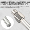Countersink End Mill Straight Shank Countersink Hole M3/M4/M5/M6/M8/M10 with Guide Pin