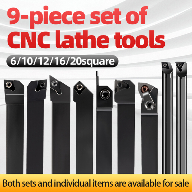 CNC Lathe Tool Set Inner Hole 10mm Outer Diameter 12mm/16mm