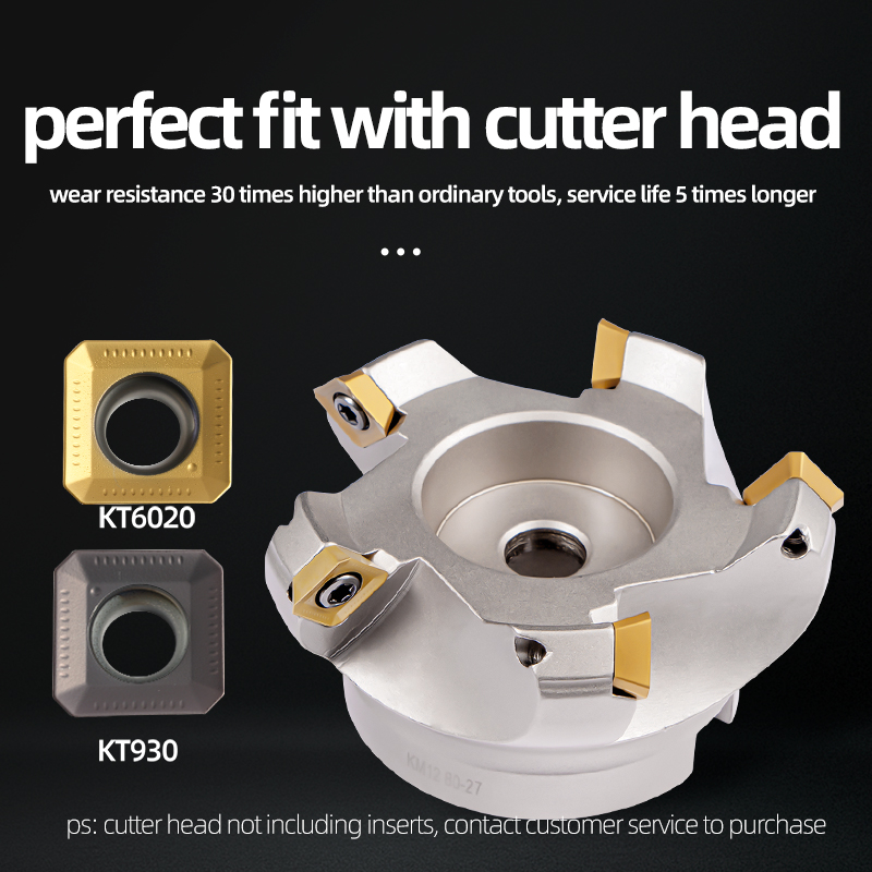 CNC Milling Cutter Square Sekt Insert Km Milling Cutter Disk Insert