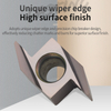 CNC Lathe Back-Sweep Tool Inserts, Swiss-Type Lathe Inserts for Stainless Steel Parts