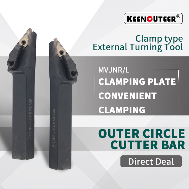 CNC External Turning Tool Holder 93-Degree External Turning Tool Mvjnr1616K16/2020K16/2525m16