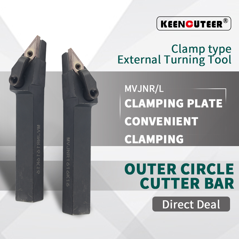CNC External Turning Tool Holder 93-Degree External Turning Tool Mvjnr1616K16/2020K16/2525m16
