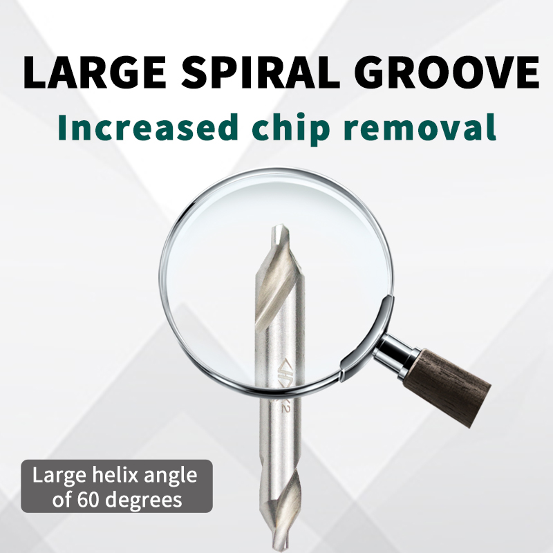 Lathe Center Drill a-Type 60-Degree Extended Cobalt-Containing Carbide B-Type