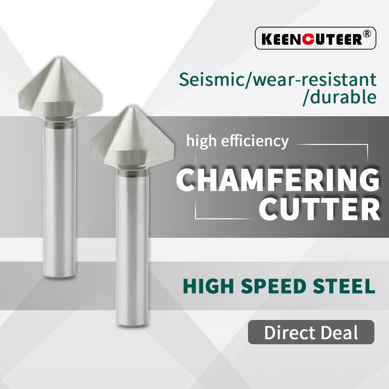 Three-Flute Chamfering Cutter Single-Blade Screw Countersink 90-Degree Chamfer Drill
