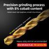 M42 High Cobalt King Kong Drill Bit Titanium-Coated Straight Shank Twist Drill