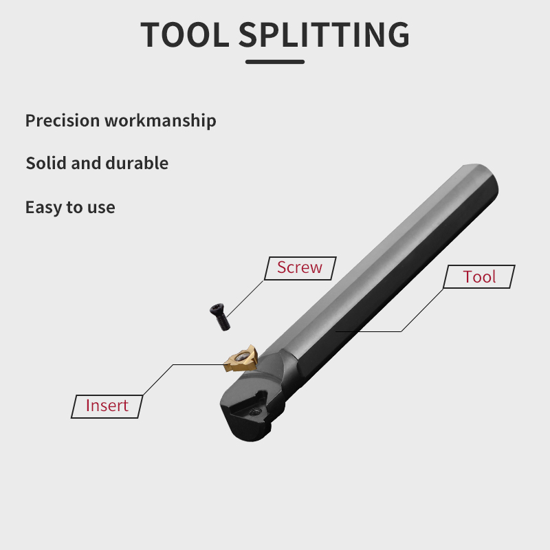 Internal Thread Tool Holder CNC Thread Turning Tool / Lathe Tool Holder