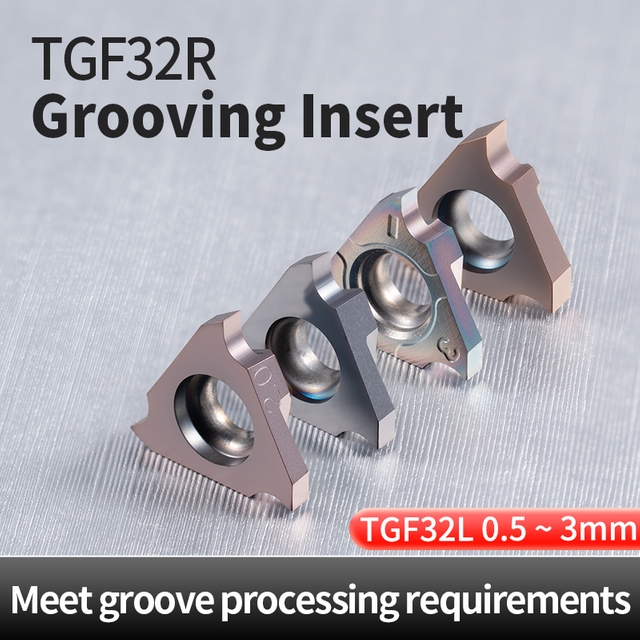Vertically Mounted Shallow Groove Blade Machining Steel and Stainless Steel