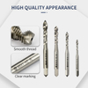 Aluminum Spiral Tap M2/M2.5/M3/M3.5/M4 White Aluminum-Specific Tap