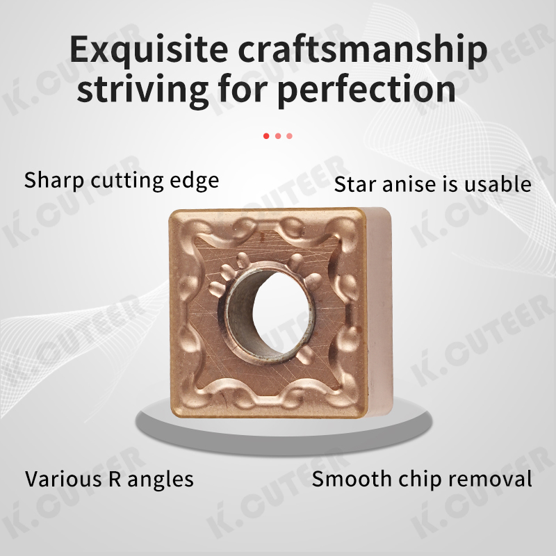 CNC Insert Snmg120408 External Circular Stainless Steel Grooving Square Turning Insert