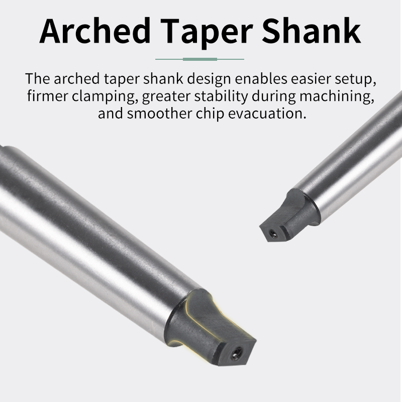 High-Speed Twist Drill with Taper Shank 6-100mm Morse Taper Drill Bit