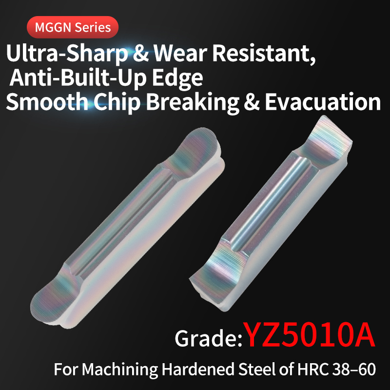 CNC Grooving Inserts for Stainless Steel, Solid Bar Machine, Hard Steel