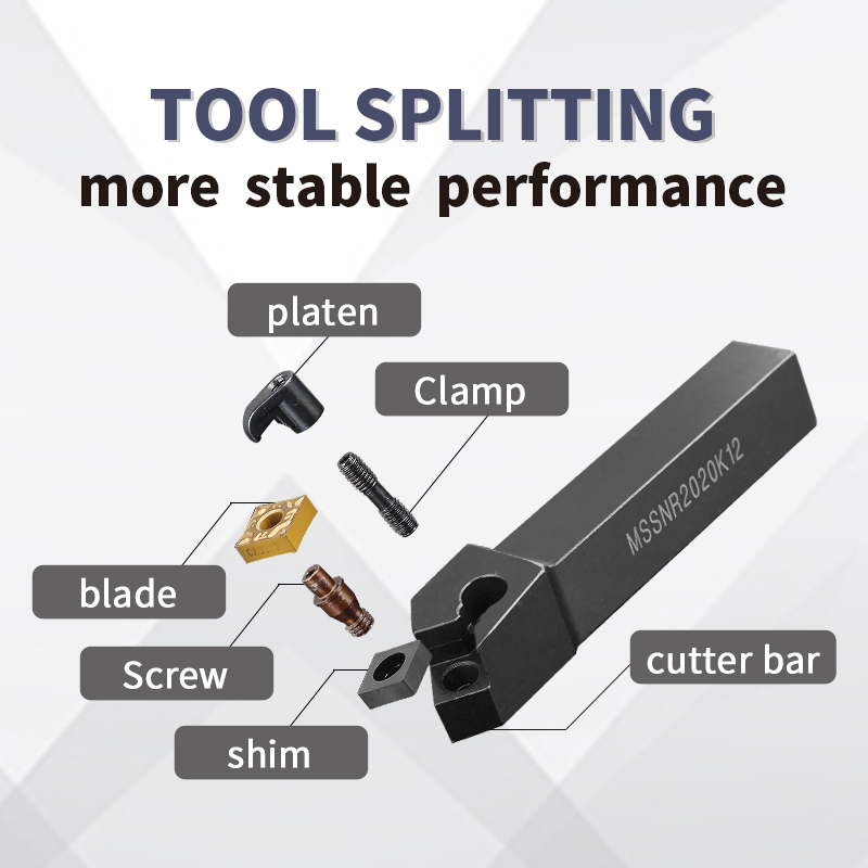 CNC Lathe Tool Holder Compound External Turning Tool Holder Mssnr2020K12 Round Turning