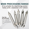 Lathe Center Drill a-Type 60-Degree Extended Cobalt-Containing Carbide B-Type