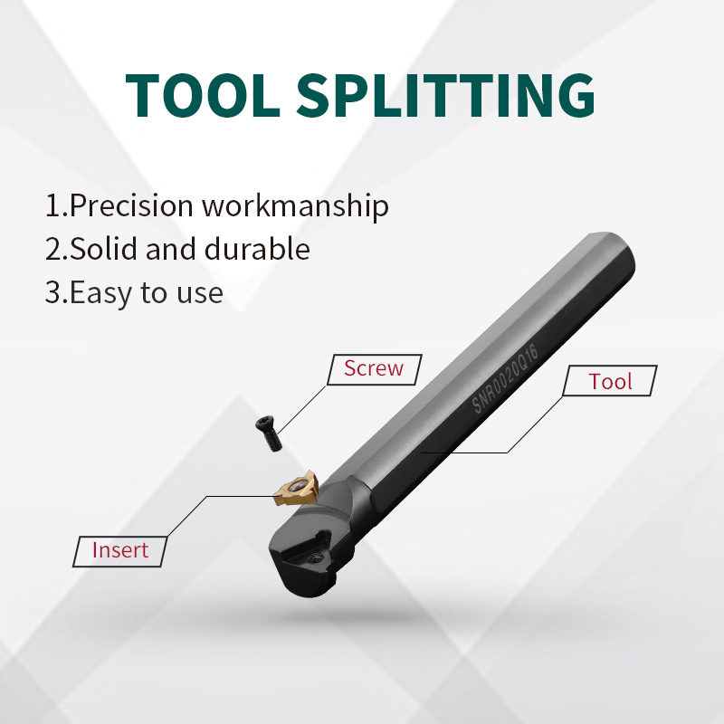 Internal Thread CNC Thread Turning Tool Holder Snr/L Lathe Tool