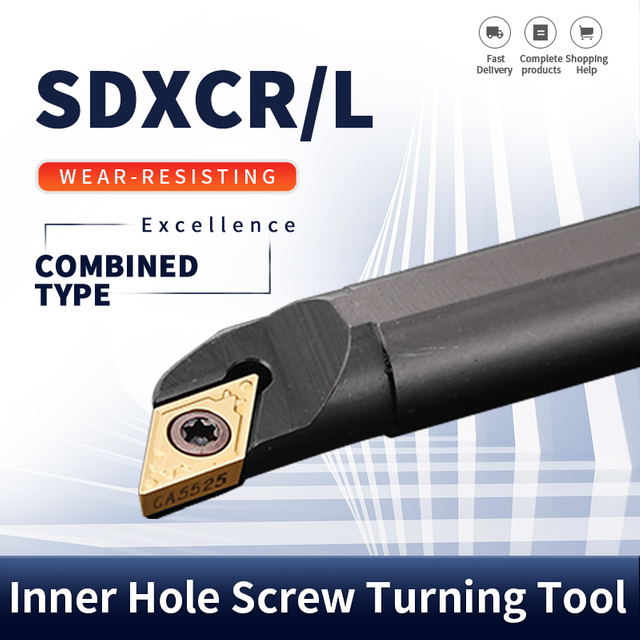 CNC Tool Holder Internal Hole Turning Boring Tool 120-Degree Sdxcr07/11